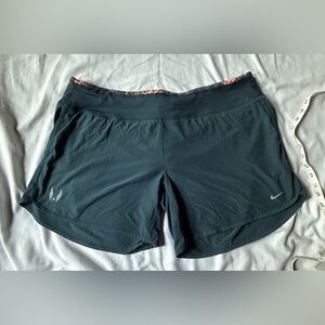 USA Track & Field Nike Blue/Gray Women's Athletic Shorts (Size XLarge)